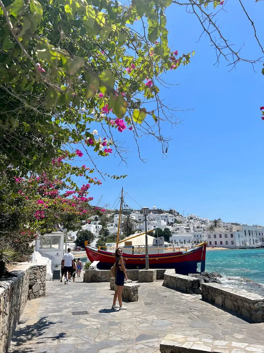 How to get to Nammos Village in Mykonos by Bus?